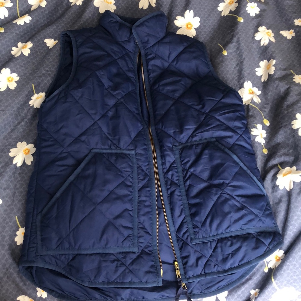 Women’s quilted J.crew vest
